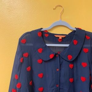 ModCloth heart blouse